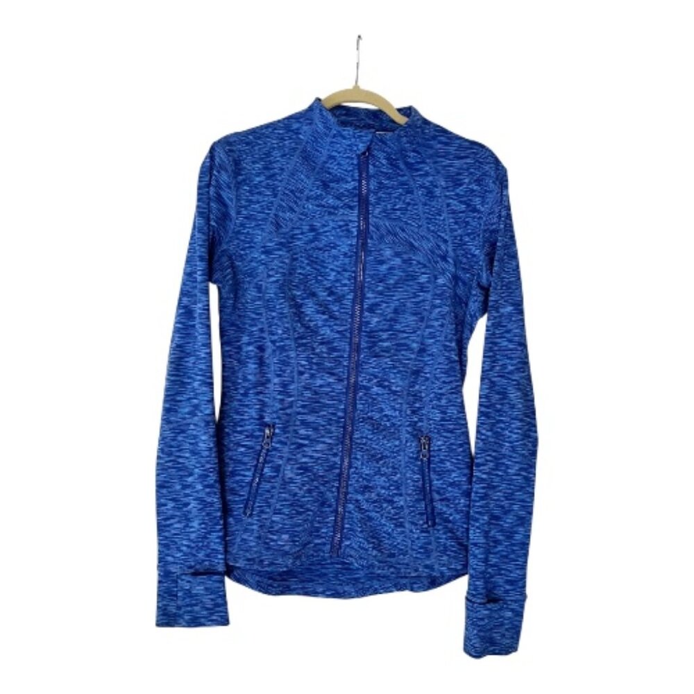 Lululemon Athletica Define Jacket Blue Pattern Women's Size 8